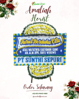 Papan Bunga Duka di Sambirejo